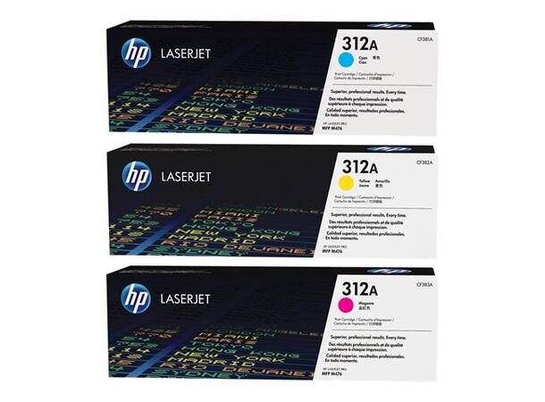 Toner HP CF440AM CYM multipack(3) HP 312 toner - 3 pack 